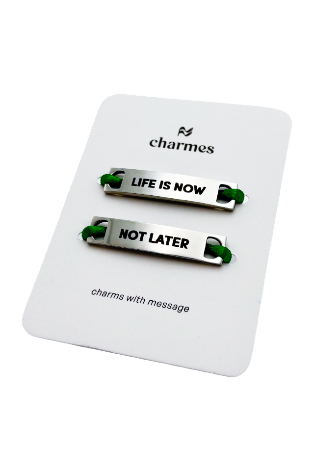 life is now, not later life is now, not later